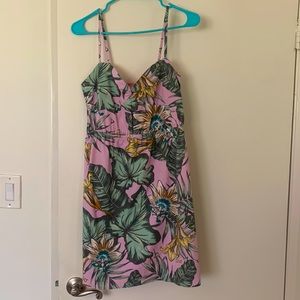 J Crew light purple floral dress